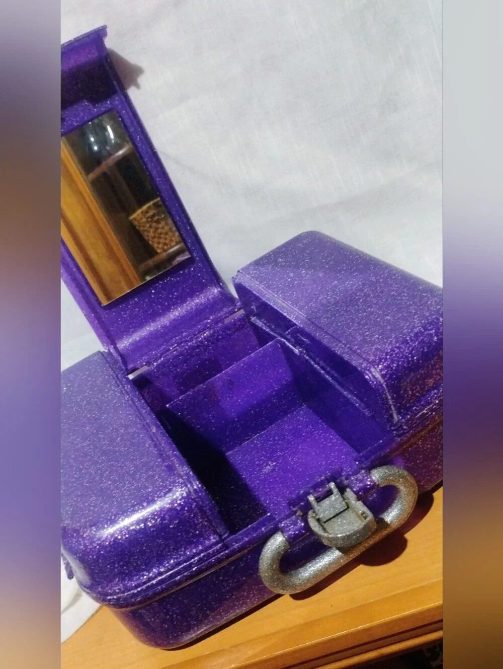 Rare Vintage Caboodle Liquid Metallics Large Makeup Organizer